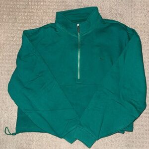 SET Active Teal Half-Zip Sweatshirt